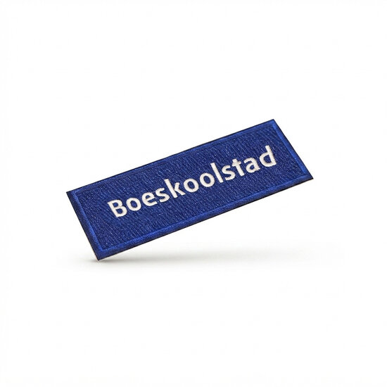 Embleem Boeskoolstad rechthoek