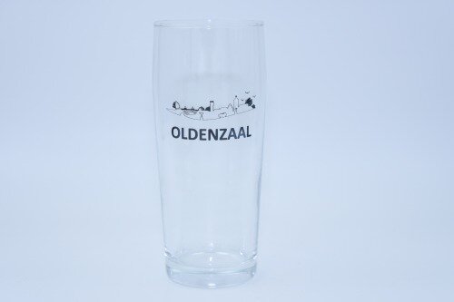 Bierglas met skyline